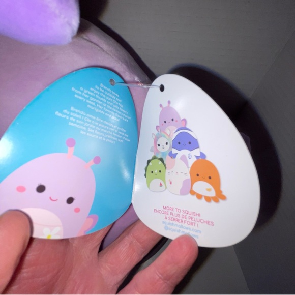 Brenda the Purple Butterfly 12 inch Squishmallow Stuffed Animal Toy - Picture 6 of 9